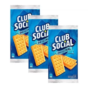 CLUB SOCIAL BISCOITO REGULAR ORIGINAL 24 G x 6