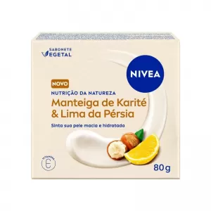 Sabonete Vegetal Em Barra Nivea Nutrição Da Natureza Manteiga De Karité  Lima Da Pérsia 80G