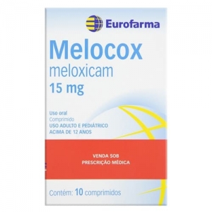 Melocox 15mg Eurofarma 10 Comprimidos