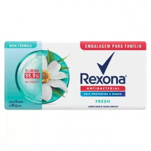 Sb Rexona Antibacterial Fresh 6Un