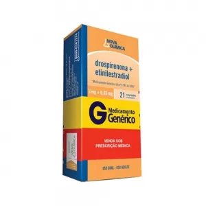 Drospirenona + Etinilestradiol Genérico Nova Quimica 0,3mg/0,03mg 21 comprimidos