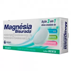 Magnesia Bisurada 63,7+521+67+3,3Mg Cx 200 Pas