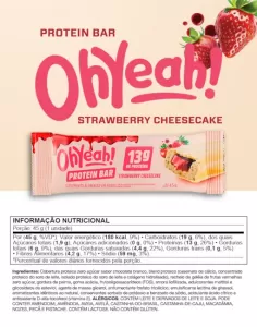 Barra Protein 13G Oh Yeah Strawberry Cheesecake 45G