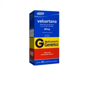 Valsartana 80mg 30 comprimidos