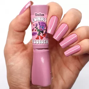 Esmalte Cremoso Dailus Funky Flower 8Ml - Rebel Rose