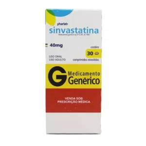 Sinvastatina Genérico Pharlab 40mg 30 comprimidos revestidos