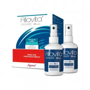 Allovita 50mg/ml Legrand 50ml Solução Capilar Spray 2 Unidades