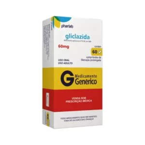 Gliclazida 60mg 60 comprimidos