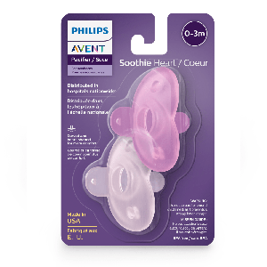 AVENT PPS CHUPETA SOOTHIE 0-3M DUPLA ROSA SCF099/02 CH EMB X 1