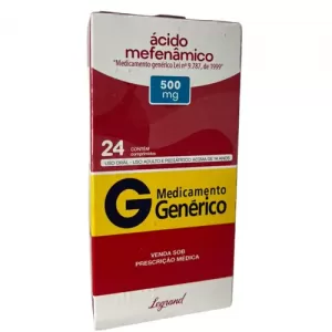 Ácido Mefenâmico Genérico Legrand 500mg 24 comprimidos