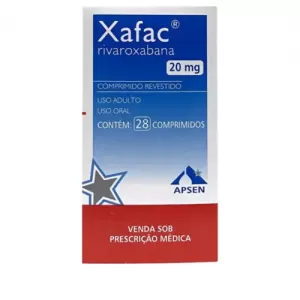 XAFAC 20MG C/28 COMPRIMIDOS REVESTIDOS