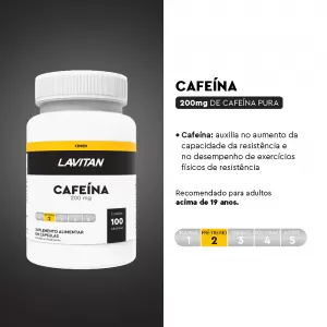 Lavitan Cafeina 200Mg Caps Frx100