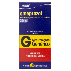 Omeprazol 20mg Teuto Genérico 56 Capsulas