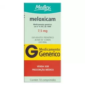Meloxicam Genérico Medley 7,5mg 10 comprimidos