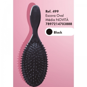 Escova De Cabelo Darma Oval M Nesc Cab Darma Oval M Novita Blackovita Azulblack