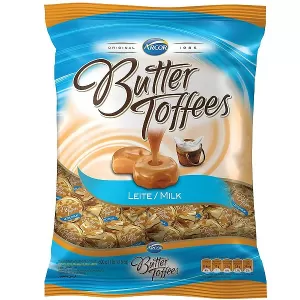 Bala Butter Toffee Leite Display 450G