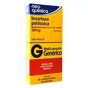 Losartana Potássica 50mg 30 comprimidos