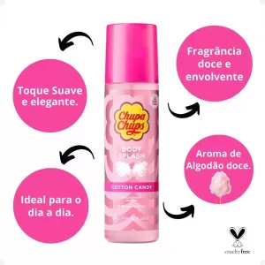 Body Splash Chupa Chups Cotton Candy 200Ml Jacques Janine