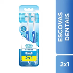 Escova Dental Oral-B Indicator Plus 30 2 unidades