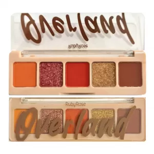 Paleta De Sombras Ruby Rose Overland 5 Cores Hbf533 - Unit