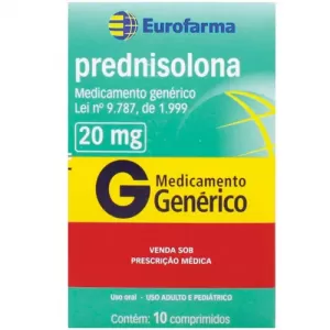 Prednisolona 20mg 10 comprimidos