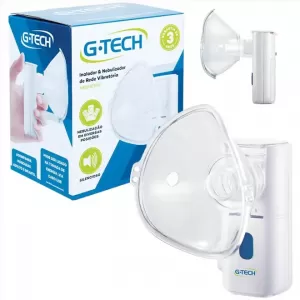 NEBULIZADOR G-TECH ACU DE REDE VIBRATORIA MODELO NEBMESH2 NB-AT CX X 1UN