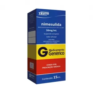 Nimesulida Gotas Genérico Teuto 50mg 15ml