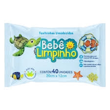 BEBE LIMPINHO TOALHAS UMEDECIDAS x 40