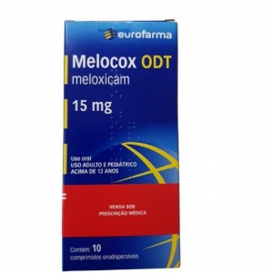 Melocox Odt 15mg Eurofarma 10 Comprimidos Orodispersíveis