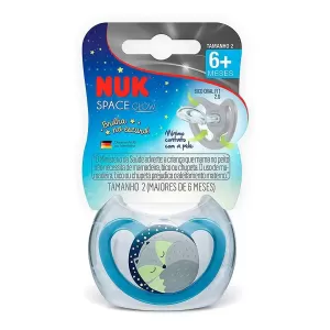 NUK CHUPETA SPACE SILICONE AZUL 6+MESES TAMANHO 2 x 1