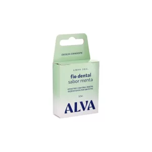 Fio Dental Menta 50M Natural Alva
