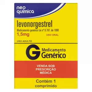 Levonorgestrel Genérico Neo Química 1,5g 1 comprimido