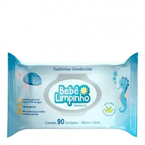 Toalha Bebe Limpinho Premium C90un