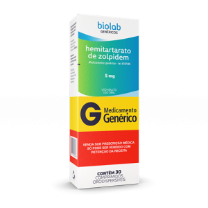 Hemitartarato De Zolpidem 5Mg Odt Cx 30 Comp