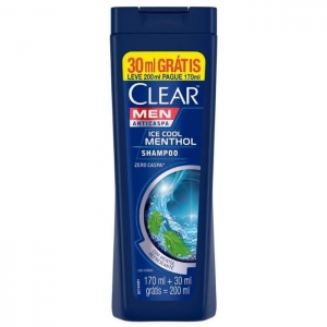 Shampoo Clear Ice Cool Menthol Lv200ml Pg170ml