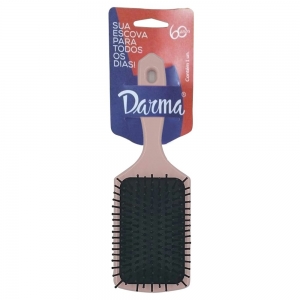 Escova De Cabelo Darma Retangular M Novita Rosablack