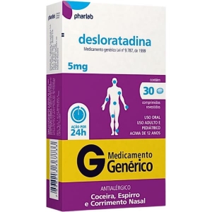 Desloratadina 05Mg C30 Cpr Pharlab (G)