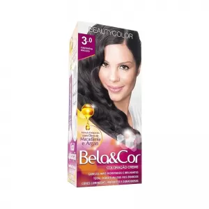 Coloração Creme Beautycolor Bela&Cor 3.0 Castanho Escuro 1 unidade