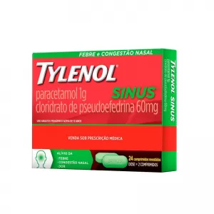 Tylenol Sinus 500Mg C 24 Comp