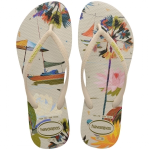 Havaianas Slim Summer Bliss 0121 Bege Palha 3940