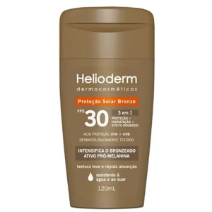 Helioderm Efeito Dourado Fps30 120Ml