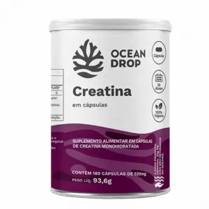 Creatina Ocean Drop 180 Capsulas 520Mg