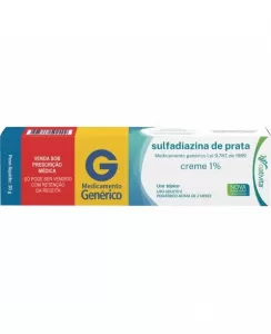 Sulfadiazina de Prata Genérico Nativita Farmacêutica 10mg/g 30g