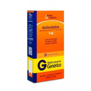 Desloratadina 5Mg Cx 30 Comp Rev