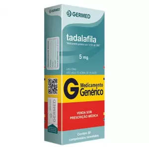 Tadalafila Genérico Germed 5mg 30, comprimidos