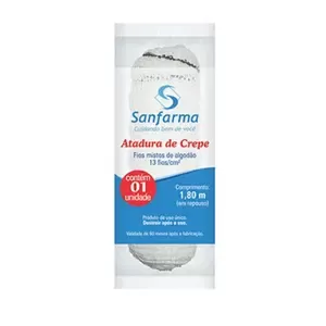 Atadura Crepom Sanfarma 10X1,8M 1Un
