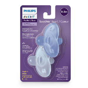 AVENT PPS CHUPETA SOOTHIE 0-3M DUPLA AZUL SCF099/01 CH EMB X 1UN