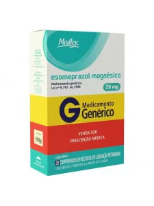 Esomepreazol Magnésio Genérico Medley 20mg 28 comprimidos