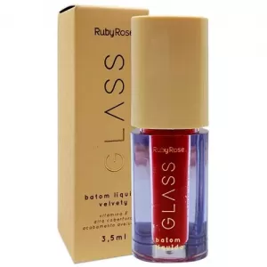 Ruby Rose - Batom Liquido Glass Velvety Cor 1 Ao 4 - 1Un