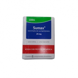SUMAX LIB 25MG CO-REV CX X 6